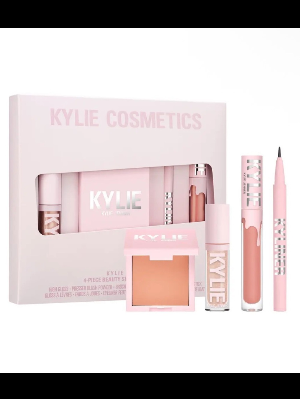Kylie Cosmetics 4 piece makeup set. 
COFFRET BEAUTÉ